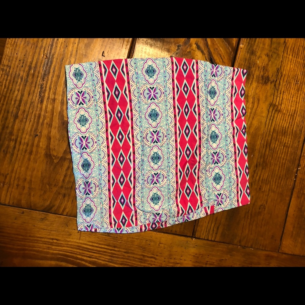 Cute bright mini skirt